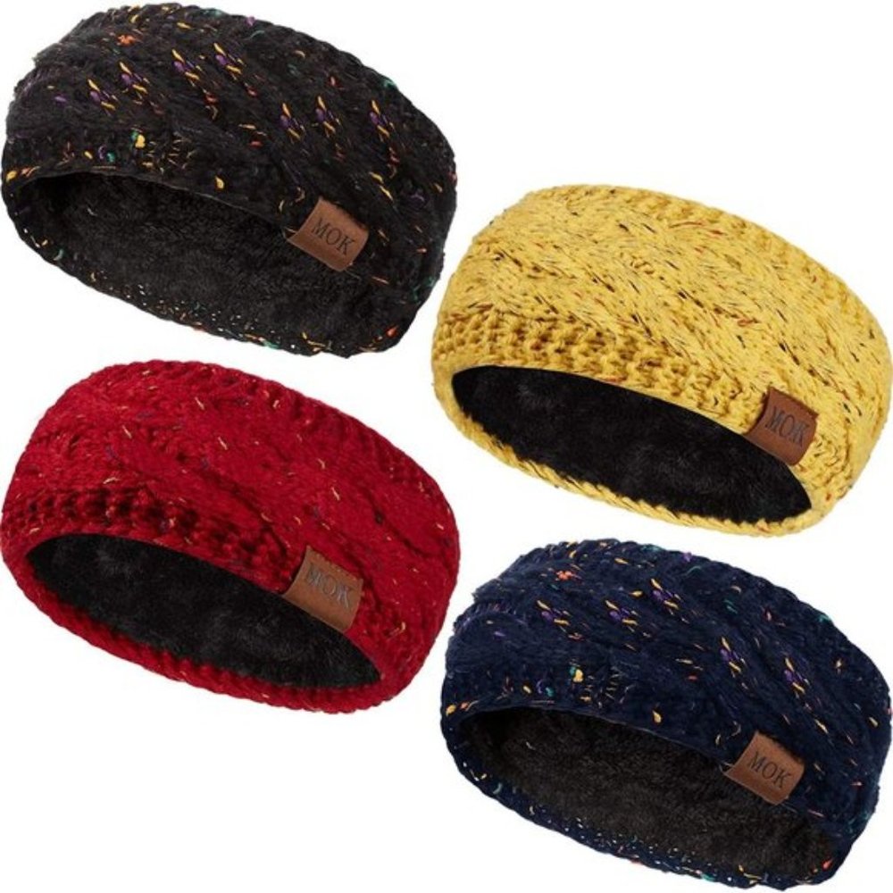 ⬇️ Headband Fuzzy Fleece Lined Headwrap Ear Warm